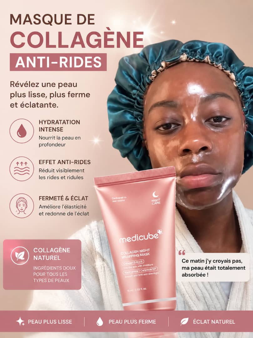 Masque De Collagene Anti Rides